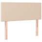 vidaXL Boxspringbett mit Matratze Cappuccino-Braun 90x190cm Kunstleder vidaXL Boxspringbett mit Matratze Cappuccino-Braun 90x190cm Kunstleder