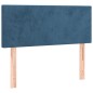 vidaXL Boxspringbett mit Matratze Dunkelblau 80x200 cm Samt vidaXL Boxspringbett mit Matratze Dunkelblau 80x200 cm Samt