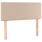 vidaXL Boxspringbett mit Matratze Cappuccino-Braun 90x190cm Kunstleder vidaXL Boxspringbett mit Matratze Cappuccino-Braun 90x190cm Kunstleder