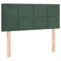 vidaXL Boxspringbett mit Matratze Dunkelgrün 100x200 cm Samt vidaXL Boxspringbett mit Matratze Dunkelgrün 100x200 cm Samt
