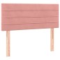 vidaXL Boxspringbett mit Matratze Rosa 80x200 cm Samt vidaXL Boxspringbett mit Matratze Rosa 80x200 cm Samt