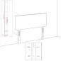 vidaXL Boxspringbett mit Matratze Blau 140x200 cm Stoff vidaXL Boxspringbett mit Matratze Blau 140x200 cm Stoff