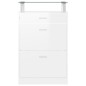 vidaXL Schuhschrank Hochglanz-Weiß 63x24x104 cm Holzwerkstoff vidaXL Schuhschrank Hochglanz-Weiß 63x24x104 cm Holzwerkstoff
