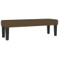 vidaXL Boxspringbett mit Matratze Dunkelbraun 200x200 cm Stoff vidaXL Boxspringbett mit Matratze Dunkelbraun 200x200 cm Stoff