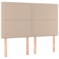 vidaXL Boxspringbett Matratze Cappuccino-Braun 140x200cm Kunstleder vidaXL Boxspringbett Matratze Cappuccino-Braun 140x200cm Kunstleder