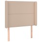 vidaXL Boxspringbett mit Matratze & LED Cappuccino-Braun 90x200cm vidaXL Boxspringbett mit Matratze & LED Cappuccino-Braun 90x200cm
