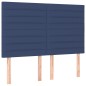 vidaXL Boxspringbett mit Matratze Blau 140x190 cm Stoff vidaXL Boxspringbett mit Matratze Blau 140x190 cm Stoff