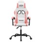 vidaXL Gaming-Stuhl Weiß und Rosa Kunstleder vidaXL Gaming-Stuhl Weiß und Rosa Kunstleder