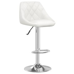 vidaXL Barhocker Weiß Kunstleder