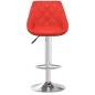 vidaXL Barhocker 2 Stk. Rot Kunstleder vidaXL Barhocker 2 Stk. Rot Kunstleder