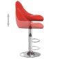 vidaXL Barhocker 2 Stk. Rot Kunstleder vidaXL Barhocker 2 Stk. Rot Kunstleder