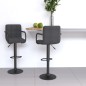 vidaXL Barhocker 2 Stk. Dunkelgrau Stoff vidaXL Barhocker 2 Stk. Dunkelgrau Stoff