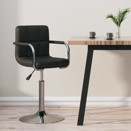 vidaXL Barhocker Schwarz Kunstleder 