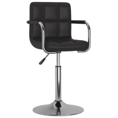 vidaXL Barhocker Schwarz Kunstleder 