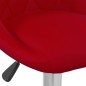 vidaXL Barhocker Weinrot Samt vidaXL Barhocker Weinrot Samt