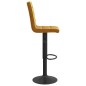 vidaXL Barhocker 2 Stk. Braun Samt vidaXL Barhocker 2 Stk. Braun Samt