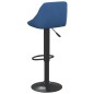vidaXL Barhocker Blau Samt vidaXL Barhocker Blau Samt
