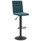 vidaXL Barhocker Blau Samt vidaXL Barhocker Blau Samt