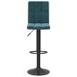 vidaXL Barhocker Blau Samt vidaXL Barhocker Blau Samt