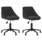 vidaXL Esszimmerstühle 2 Stk. Drehbar Schwarz Samt vidaXL Esszimmerstühle 2 Stk. Drehbar Schwarz Samt