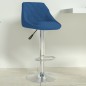 vidaXL Barhocker Blau Samt vidaXL Barhocker Blau Samt