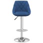 vidaXL Barhocker Blau Samt vidaXL Barhocker Blau Samt