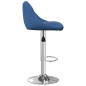 vidaXL Barhocker Blau Samt vidaXL Barhocker Blau Samt