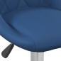 vidaXL Barhocker Blau Samt vidaXL Barhocker Blau Samt
