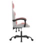 vidaXL Gaming-Stuhl Drehbar Weiß und Rosa Kunstleder vidaXL Gaming-Stuhl Drehbar Weiß und Rosa Kunstleder