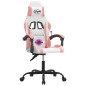vidaXL Gaming-Stuhl Drehbar Weiß und Rosa Kunstleder vidaXL Gaming-Stuhl Drehbar Weiß und Rosa Kunstleder