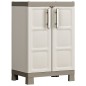 Keter Lagerschrank Excellence Niedrig Beige und Taupe 97 cm Keter Lagerschrank Excellence Niedrig Beige und Taupe 97 cm