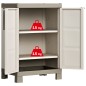Keter Lagerschrank Excellence Niedrig Beige und Taupe 97 cm Keter Lagerschrank Excellence Niedrig Beige und Taupe 97 cm