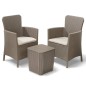 Keter 5-tlg. Balkongarnitur Miami Cappuccino-Braun Keter 5-tlg. Balkongarnitur Miami Cappuccino-Braun