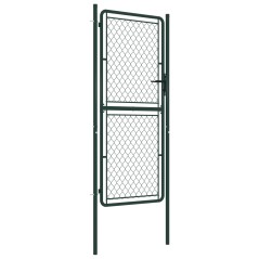 vidaXL Gartentor Stahl 100 x 200 cm Grün