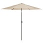 Madison Sonnenschirm Tenerife 300 cm Rund Ecru Madison Sonnenschirm Tenerife 300 cm Rund Ecru