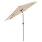 Madison Sonnenschirm Tenerife 300 cm Rund Ecru Madison Sonnenschirm Tenerife 300 cm Rund Ecru