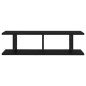 vidaXL Wandregale 2 Stk. Schwarz 75x18x20 cm Holzwerkstoff vidaXL Wandregale 2 Stk. Schwarz 75x18x20 cm Holzwerkstoff