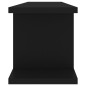 vidaXL Wandregale 2 Stk. Schwarz 75x18x20 cm Holzwerkstoff vidaXL Wandregale 2 Stk. Schwarz 75x18x20 cm Holzwerkstoff