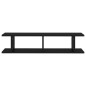 vidaXL Wandregale 2 Stk. Schwarz 90x18x20 cm Holzwerkstoff vidaXL Wandregale 2 Stk. Schwarz 90x18x20 cm Holzwerkstoff