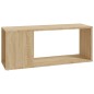 vidaXL TV-Schrank Sonoma-Eiche 80x24x32 cm Holzwerkstoff vidaXL TV-Schrank Sonoma-Eiche 80x24x32 cm Holzwerkstoff