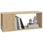 vidaXL TV-Schrank Sonoma-Eiche 80x24x32 cm Holzwerkstoff vidaXL TV-Schrank Sonoma-Eiche 80x24x32 cm Holzwerkstoff