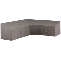 Madison Loungemöbel-Abdeckung in L-Form 270x270x65/90 cm Grau 