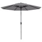 Madison Sonnenschirm Paros II Luxe 300 cm Hellgrau Madison Sonnenschirm Paros II Luxe 300 cm Hellgrau