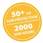Madison Sonnenschirm Paros II Luxe 300 cm Hellgrau Madison Sonnenschirm Paros II Luxe 300 cm Hellgrau