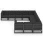 vidaXL 11-tlg. Garten-Lounge-Set mit Kissen Schwarz Kiefer Massivholz vidaXL 11-tlg. Garten-Lounge-Set mit Kissen Schwarz Kiefer Massivholz