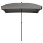 Madison Sonnenschirm Patmos Luxe Rechteckig 210x140 cm Hellgrau Madison Sonnenschirm Patmos Luxe Rechteckig 210x140 cm Hellgrau