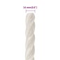 vidaXL Arbeitsseil Weiß 14 mm 25 m Polypropylen vidaXL Arbeitsseil Weiß 14 mm 25 m Polypropylen