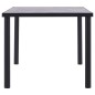 vidaXL Esstisch Schwarz und Betongrau 180 x 90 x 75 cm MDF vidaXL Esstisch Schwarz und Betongrau 180 x 90 x 75 cm MDF