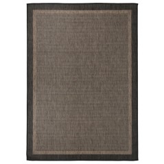 vidaXL Outdoor-Teppich Flachgewebe 140x200 cm Dunkelbraun