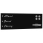 vidaXL Magnettafel Wandmontage Glas 60 x 20 cm vidaXL Magnettafel Wandmontage Glas 60 x 20 cm